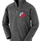 Fleece ¼ Zip hellgrau "Roverbayern Lilie" (Merch)